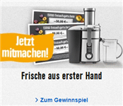 Design Multi Juicer Digital Plus von Gastroback Gewinnspiel