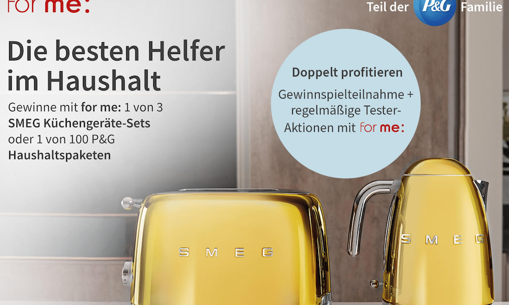 P&G SMEG Küchengeräte Gewinnspiel