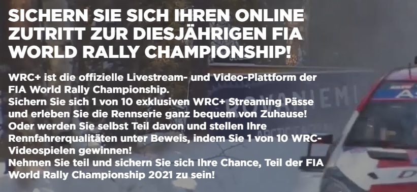 WRC Gewinnspiel