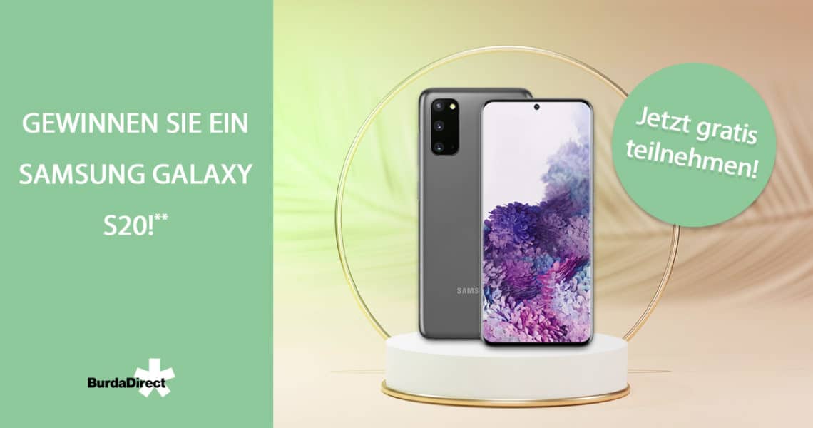 Samsung Galaxy S20 Gewinnspiel