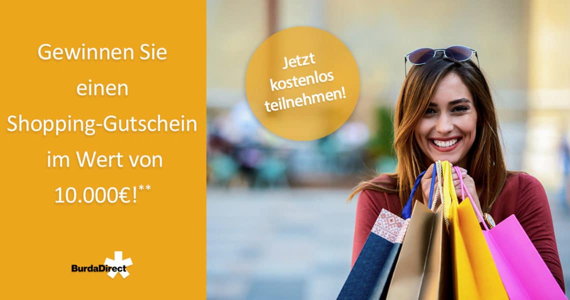 Shopping Gutschein Gewinnspiel