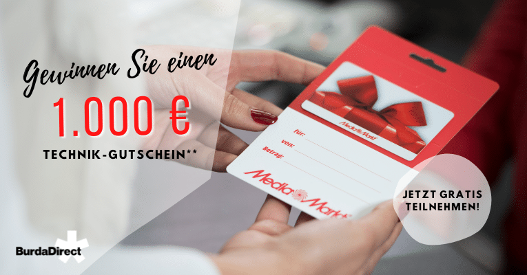 Technik Gutschein Gewinnspiel