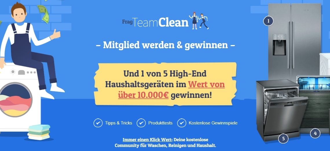 Haushaltsgeräte Gewinnspiel