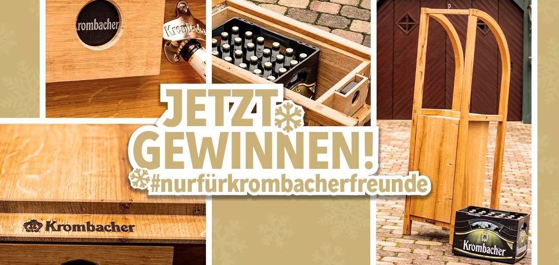 Krombacher Bierschlitten Gewinnspiel