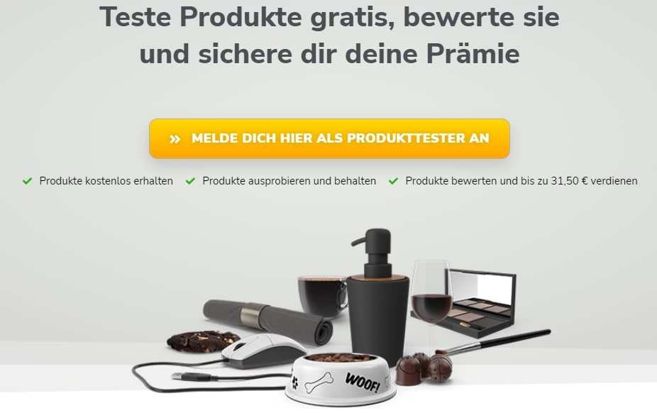 Produkttester werden