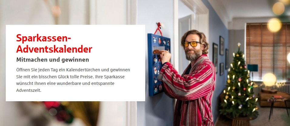 Sparkassen Adventskalender Gewinnspiel