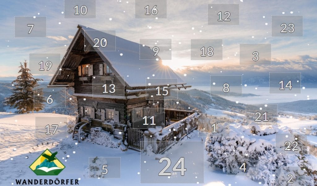 wanderdörfer adventskalender Gewinnspiel