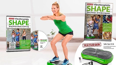 Vibrationsplatte Shape gewinnspiel