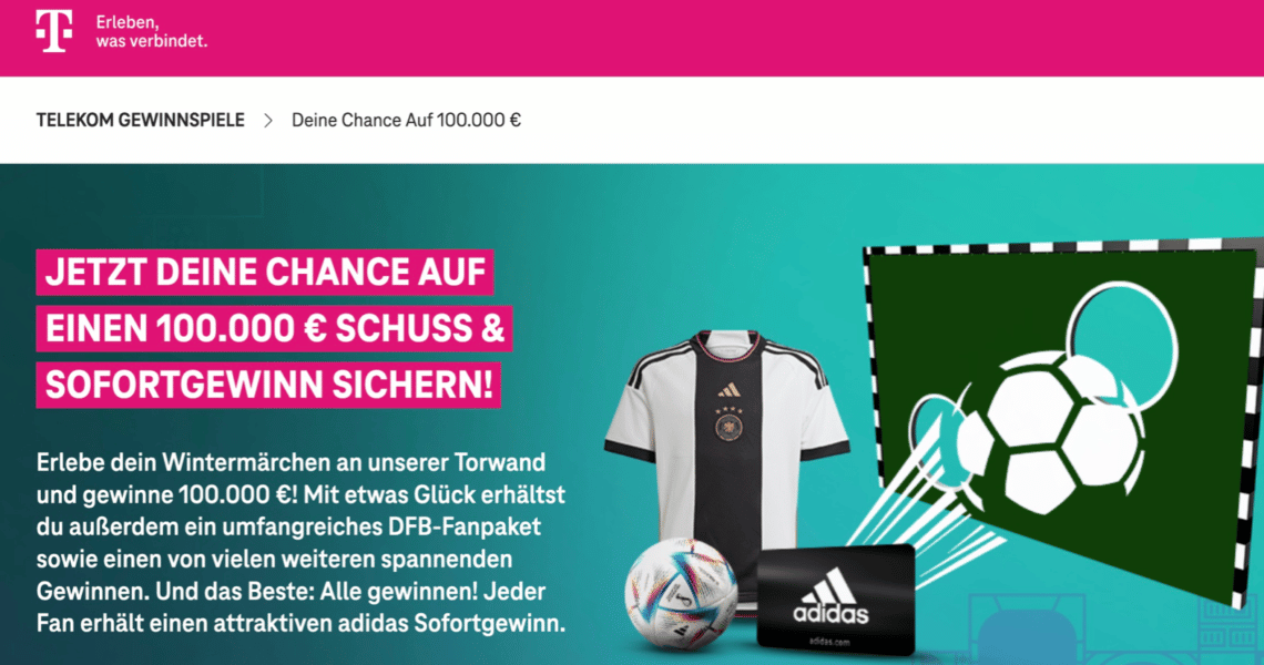 Deutsche Telekom WM Gewinnspiel