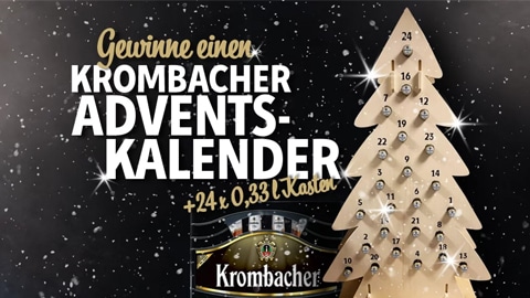 Krombacher Adventskalender Gewinnspiel
