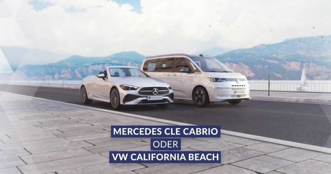 GewinnArena Camper oder Cabrio Gewinnspiel