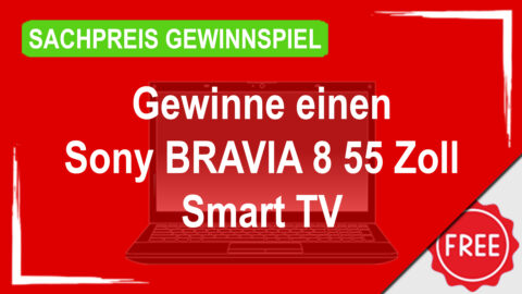 Gewinne einen Sony BRAVIA 8 55 Zoll Smart Tv mit homeplaza