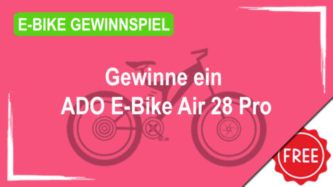 Gewinne ein ADO E-Bike Air 28 Pro mit homeplaza