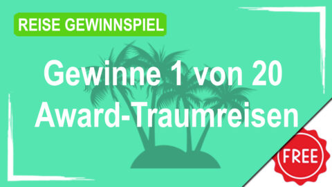Jetzt Hotelbewertung abgeben und 1 von 20 Award-Traumreisen gewinnen