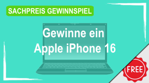 Nutze deine Chance auf 1 von 3 Apple iPhone 16