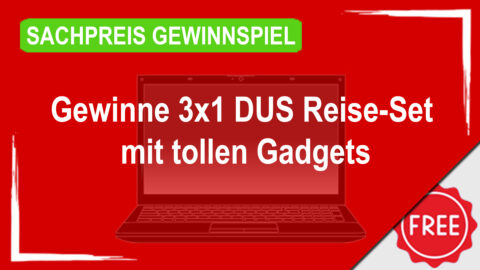 City Trips ab DUS: Gewinne 3x1 DUS Reise-Set mit tollen Gadgets