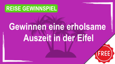 Gewinne eine erholsame Auszeit in der Eifel in einem Tiny House