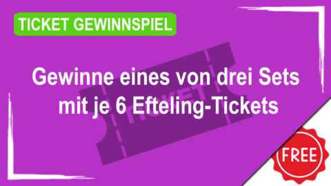 Sommer-Quiz: Gewinne 6 Efteling-Tickets!