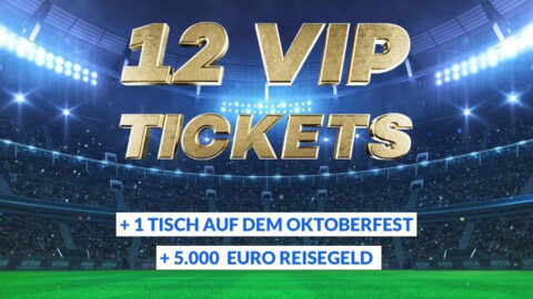 Das 12 VIP-Tickets FC Bayern + Oktoberfest-Tisch + 5.000 Euro Gewinnspiel von GewinnArena