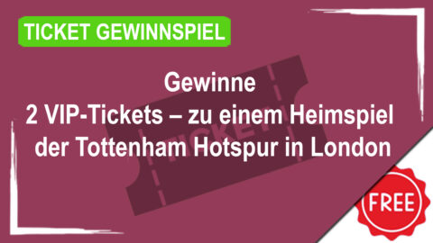 2 VIP-Tickets – zu einem Heimspiel der Tottenham Hotspur in London mit Cosmos Direkt gewinnen