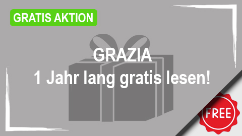 GRAZIA 1 Jahr lang gratis lesen!