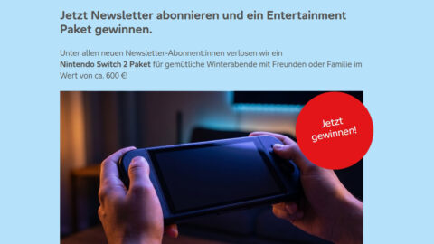 Gewinne mit Aktion Mensch ein Nintendo Switch 2 Paket