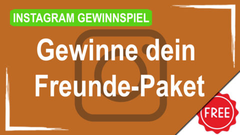 Instagram Gewinnspiel Freunde Paket